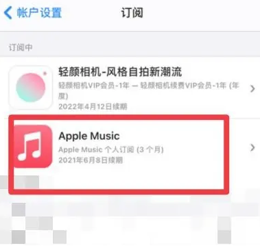 枞阳apple维修店分享Apple Music怎么取消自动收费 