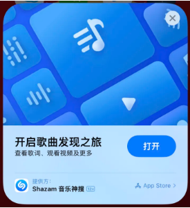 枞阳苹果14维修站分享iPhone14音乐识别功能使用方法 