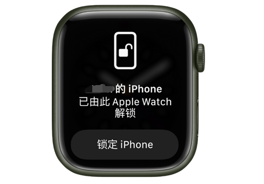 枞阳苹果手机维修分享用 AppleWatch 解锁配备面容 ID 的 iPhone方法 