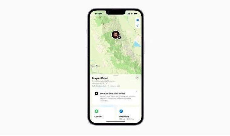 枞阳苹果14维修分享iPhone14系列中 FindMy功能通过卫星分享位置方法教程 