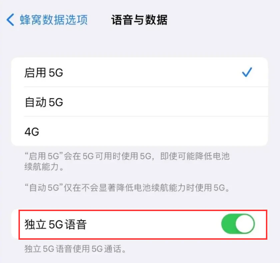 枞阳苹果14维修分享iPhone 14 Pro如何开启VoNR 